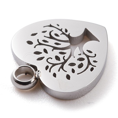 Non-Tarnish 304 Stainless Steel Charms STAS-Y002-05P-1