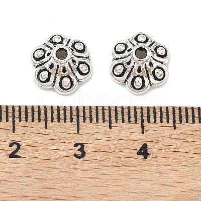Tibetan Style Bell Filigree Bead Caps X-TIBE-A23845-AS-FF-1