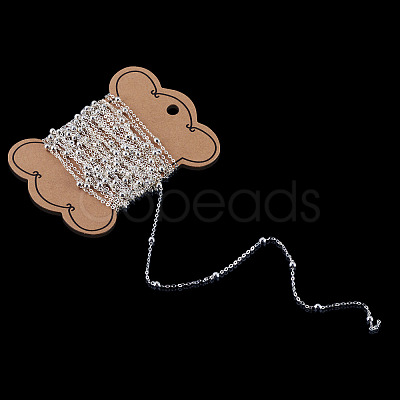 5M Brass Flat Oval Cable Chains CHC-TADJ0001-01S-1