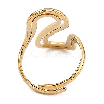 304 Stainless Steel Rings for Women RJEW-A049-02A-G-1