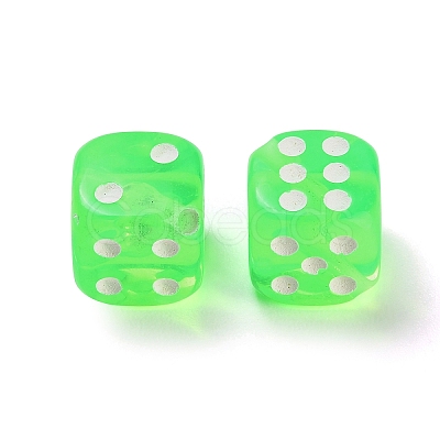 Spray Printed Transparent Acrylic Beads AC-CBA40CF-01C-1