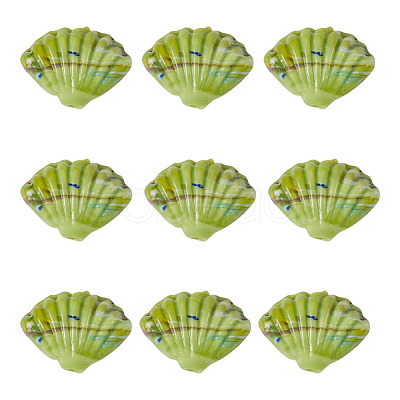 10Pcs Handmade Lampwork Beads LAMP-TADJ0001-07A-1