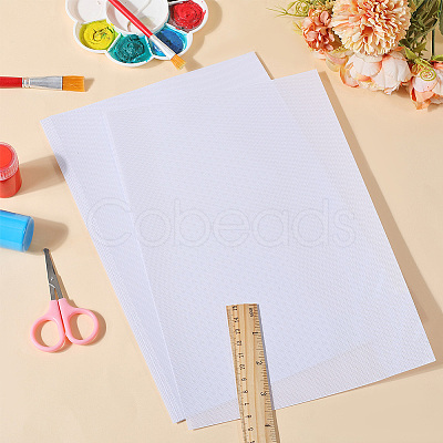 Plastic Mesh Canvas Sheets AJEW-CP0008-79C-1