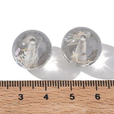 Luminous Transparent Resin Beads RESI-F073-03B-1