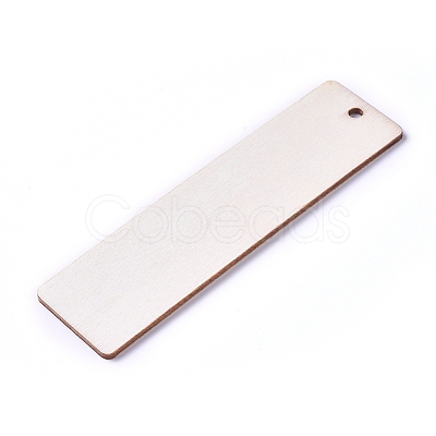 Unfinished Blank Poplar Wood Big Pendants LS-WOOD-D021-09-1