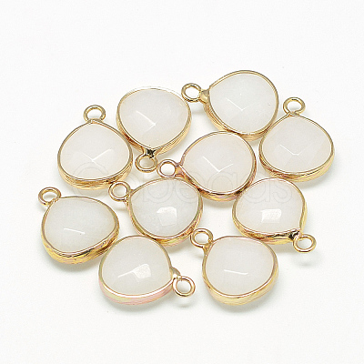 Natural White Jade Pendants G-Q963-04-1