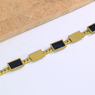 Vintage Stainless Steel Panzer Chain Bracelets for Women LS8659-1