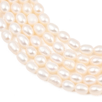 Natural Cultured Freshwater Pearl Beads Strands PEAR-D003-01D-05-1