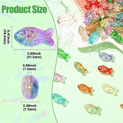 90Pcs 9 Colors Metal Enlaced Handmade Lampwork Beads LAMP-CJ0003-07-1