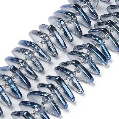 Electroplate Glass Beads Strands GLAA-K061-04A-FR03-1