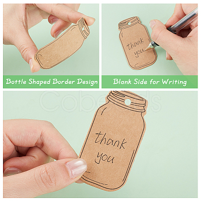 Kraft Paper Price Tags DIY-WH0591-310-1
