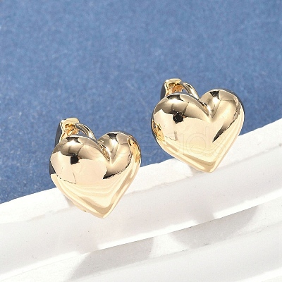 Brass Hoop Earrings EJEW-D320-18G-1