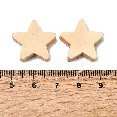 Natural Wood Beads WOOD-A026-11-1