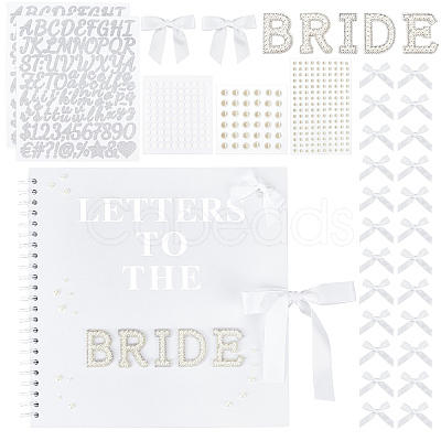 DIY Wedding Photo Album Guestbook Set DIY-TW0001-04B-1