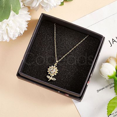 Brass Micro Pave Cubic Zirconia Pendants ZIRC-SZ0003-47-1