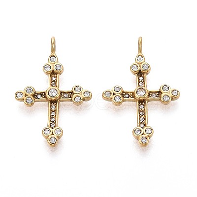 304 Stainless Steel Pendants STAS-N109-169G-1