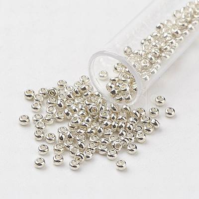 FGB 8/0 Grade A Dyed Glass Seed Beads X-SEED-N002-C-0563-1
