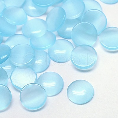 Cat Eye Cabochons CE-J002-8mm-23-1