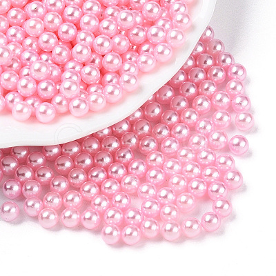 Imitation Pearl Acrylic Beads OACR-S011-4mm-Z4-1