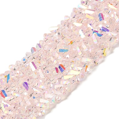 Transparent Glass Beads Strands EGLA-P061-04A-AB06-1
