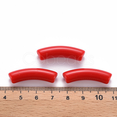 Opaque Acrylic Beads X-MACR-S372-002B-S010-1