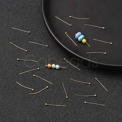 Brass Ball Head Pins LS-X-KK-R020-04G-1