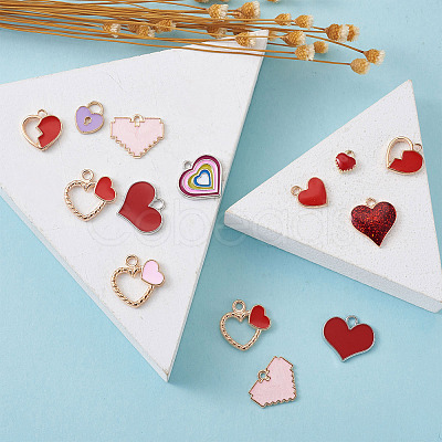 Alloy Enamel Pendants PALLOY-KS0002-04-1