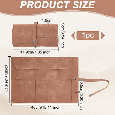 5-Slot Lint Watch Storage Bags DIY-WH0430-782-1