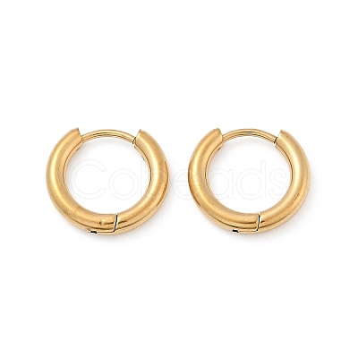 202 Stainless Steel Huggie Hoop Earrings EJEW-F111A-14mm-G01-1