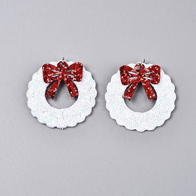 PU Leather Big Pendants FIND-N005-73B-1