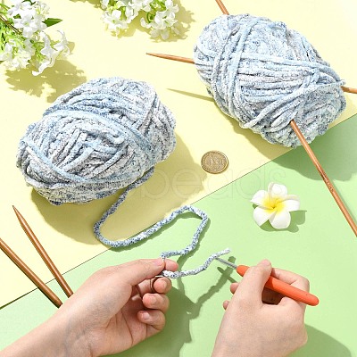 Super Bulky Chenille Polyester Yarn YCOR-FZC0001-01F-1