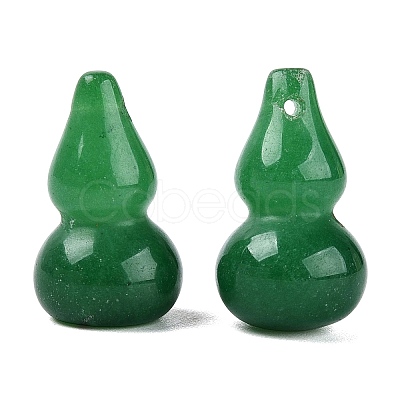 Dyed Natural White Jade Pendants G-Q601-42C-1