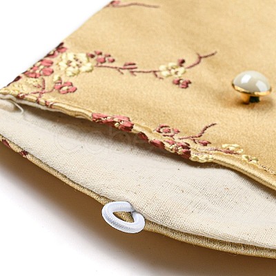 Chinese Style Floral Cloth Jewelry Storage Pouches AJEW-D065-01B-02-1