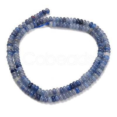 Natural Blue Aventurine Beads Strands G-Z110-B25-2x4mm-1