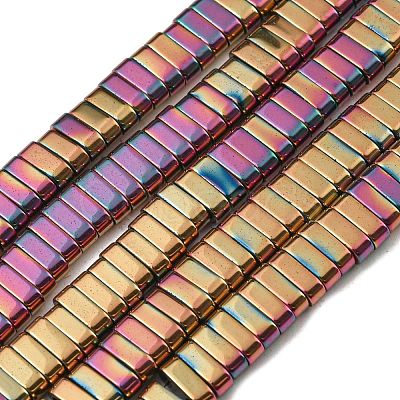 Electroplated Non-magnetic Synthetic Hematite Beads Strands G-C106-B02-01A-1