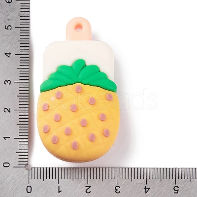 Ice Cream PVC Plastic Pendants KY-S172-05C-1