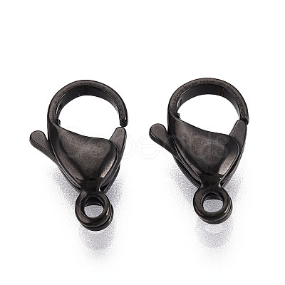 304 Stainless Steel Lobster Claw Clasps STAS-T065-15mm-34B-1