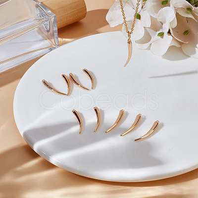 10Pcs Brass Pendants KK-BBC0017-57-1