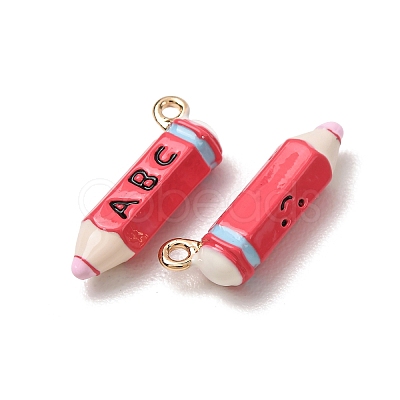 Alloy Enamel Pendants AL-CBAA1B9-03G-02-1