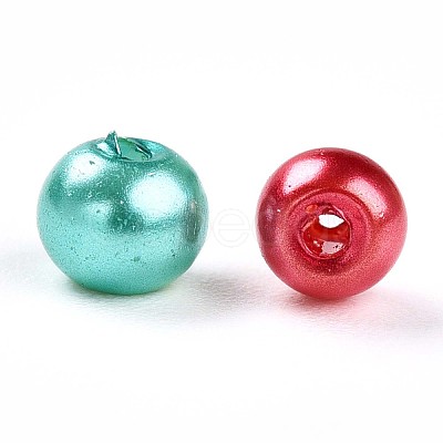 Baking Painted Pearlized Glass Pearl Beads HY-Q003-3mm-M01-1