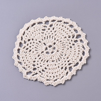 Woven Crochet Coasters Table Mats DIY-WH0157-09-1