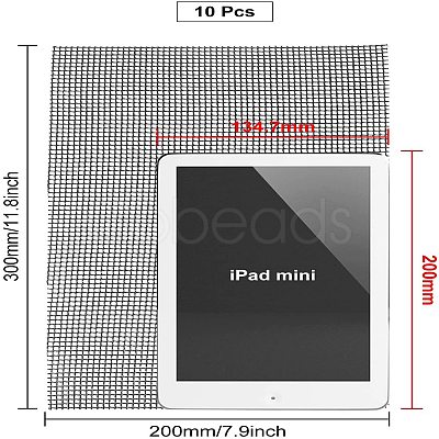 Plastic Flower Pot Hole Mesh Pads AJEW-GA0001-20-1
