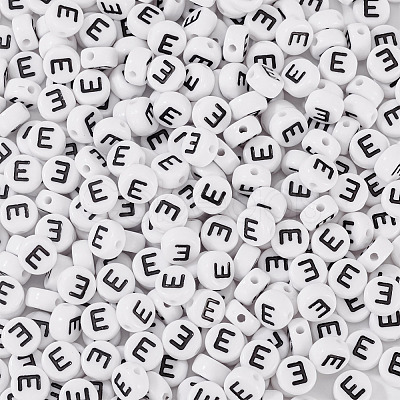 500Pcs Acrylic Beads SACR-TA0001-55E-1