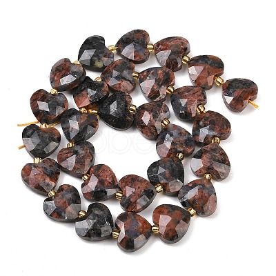 Natural Glaucophane Beads Strands G-P592-B03-01-1