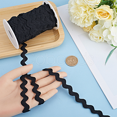 Polyester Wavy Fringe Trim OCOR-GF0003-44B-01-1