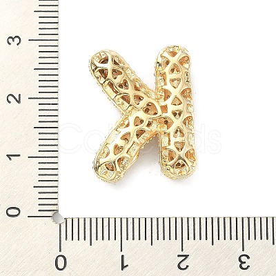 Rack Plating Brass Micro Pave Cubic Zirconia Pendants KK-Q790-01K-G-1