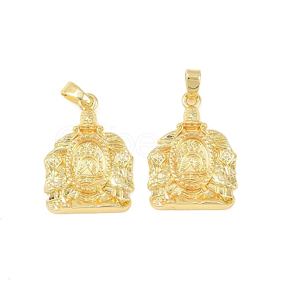 Brass Pendants KK-F931-16G-1