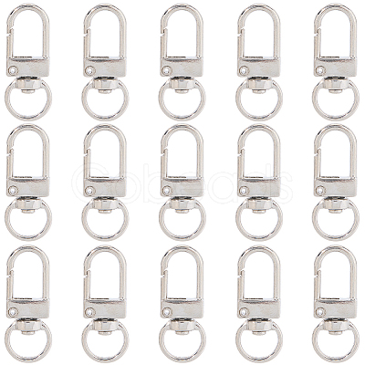 50Pcs Alloy Swivel Clasps FIND-SC0014-80-1