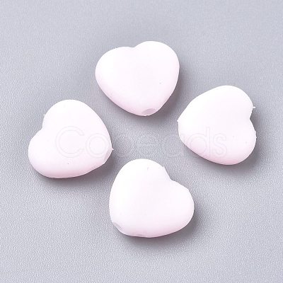 Heart PVC Plastic Cord Lock for Mouth Cover KY-D013-04J-1