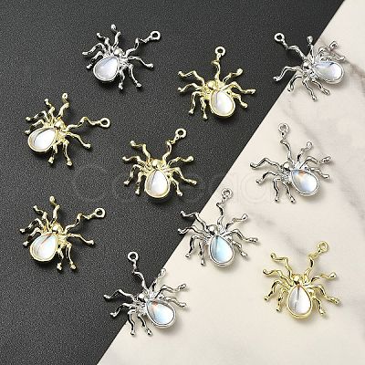 10Pcs 2 Colors Halloween Rack Plating Alloy Pendants FIND-YW0012-28-1